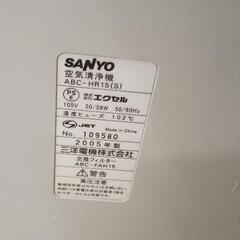 0506-026 SANYO　空気清浄機の画像