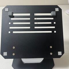 ノートパソコンスタンド PCスタンド アルミ合金製 無段階高さ調...