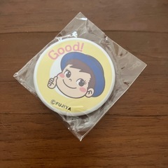 不二家  ポコちゃん 缶バッチ