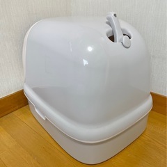 美品　ニャンとも清潔トイレ　ドーム　ペット　
トイレ　の画像