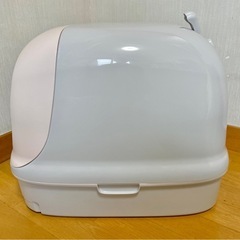 美品　ニャンとも清潔トイレ　ドーム　ペット　
トイレ　の画像