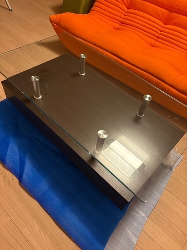 超美品ニトリガラスセンターテーブル120✖️65 (akira) 千鳥橋の