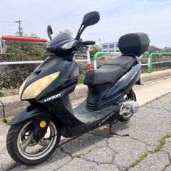 実働 LONCIN ロンシン LX125T X3 原付 スクーター ★現車確認可能 ★県内最短当日配送 ★全国陸送手配可能 ★現状販売 ★レストアベースの画像