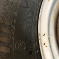 スタッドレス付きホイール　145/R12　ブリジストンの画像