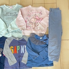 女の子　110cm 100cm 冬物　アウター　UNIQLO まとめ売りの画像