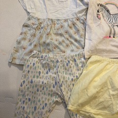 100cm女の子　夏服6点セットの画像