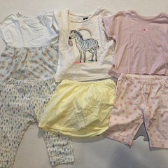 100cm女の子　夏服6点セットの画像