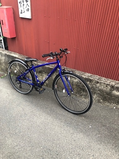 【京都】京の楽チャリ　ブリヂストン　シャライン　青色　26インチ