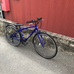 【京都】京の楽チャリ　ブリヂストン　シャライン　青色　26インチの画像