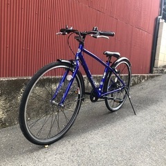 【京都】京の楽チャリ　ブリヂストン　シャライン　青色　26インチの画像