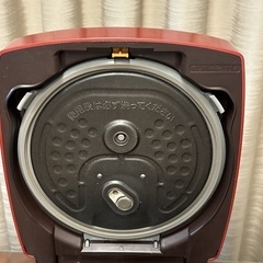 備長炭　炭炊釜　5.5合炊き　三菱　 IH ジャー炊飯器 NJ-VX107-R 17年製　ルビーレッドの画像