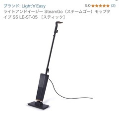 【美品】Light'n Easy SteamGo LE-ST-0...