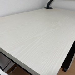 デスクワゴン付き　パソコンデスクの画像