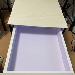 デスクワゴン付き　パソコンデスクの画像