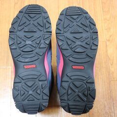 夏休み値下げ★美品★adidas アディダス★レインブーツ（スノーシューズ） 22cm ネイビー×ピンク★女の子★靴 防寒 雪 雨 スノーブーツ★の画像