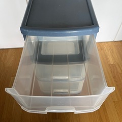 【USED】3段収納ケース　キャスター付きの画像