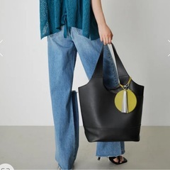 AZUL by moussy ブラック　黒　トートバッグ