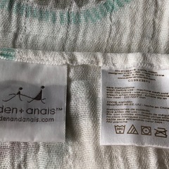 エイデンアンドアネイ　aden+anais おくるみ　120㎝　コットンの画像