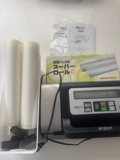 週末限定値下げ！早い者勝ち！真空パックン（ロール6本付き） 週末限定値下げ！早い者勝ち！真空パックン（ロール6本付き）