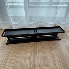 tower テレビ裏収納 黒 山崎実業