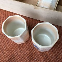 【昭和レトロ】未使用品 5客 お湯のみ 茶器 和食器 ヴィンテージ？の画像