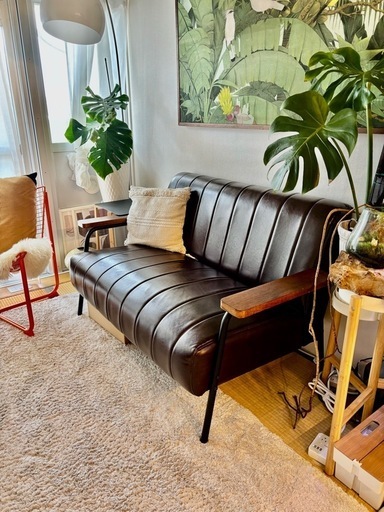 Nitori ニトリ 2人用ソファー(Nシールド ステイン)