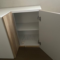 0円　未使用品　キッチン吊り戸棚　L字型の画像