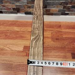 【棚板C】ウォールナット色　天然木　古木加工　ハンドメイド　男前の画像