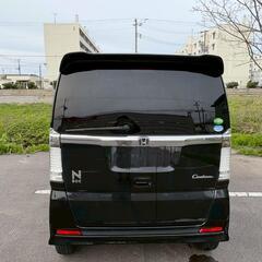 青森市発☆ホンダ　N-BOXカスタム　G　Lパッケージ ４WD　H25年式 JF2 車検R8年5月まで 黒 現状渡し　別途全国陸送OKの画像