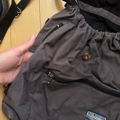 抱っこ紐につけれるリュックの画像