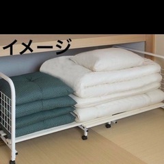 押入れラック/布団収納/すのこラックの画像