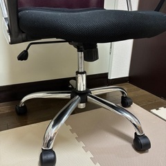1,000円❗️オフィスチェア デスクチェア 事務椅子 椅子 チェア パソコンチェア PC パープルの画像