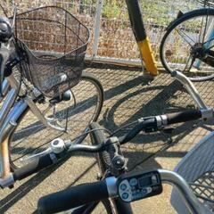 自転車　マウンテンバイク　ハンドル付けてますの画像