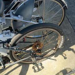 自転車　マウンテンバイク　ハンドル付けてますの画像