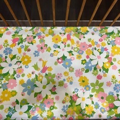 【決まりました】ミッフィの木製ベビーベッド（広げてサークル）の画像