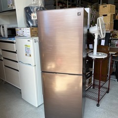 SHARP 280L 2ドア 冷凍冷蔵庫 SJ-PD28E-T ...