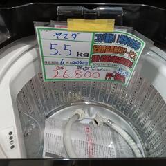 配送可【ヤマダ】5.5kg洗濯機★2024年製　分解クリーニング済/6ヶ月保証付　管理番号10605の画像