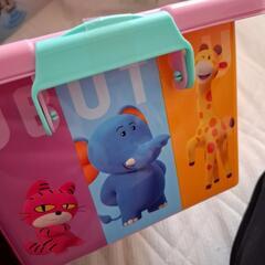 たべっ子どうぶつ　コンテナBOX　ピンクの画像