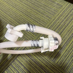 全自動洗濯機用給水ホース　口金付　未使用　75㎝　の画像