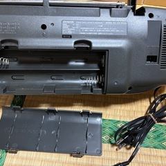 ラジカセ　新品カセット2つつきの画像