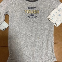 ベビー服　ロンパース　長袖肌着　80サイズ　の画像