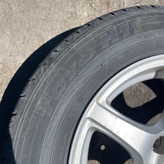 14インチ トレファーアルミホイール＆TOYO H11タイヤ4本セット（155/80R14）の画像