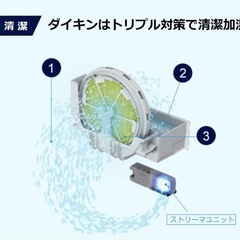 0338 新品 未開封 DAIKIN ダイキン 加湿ストリーマ空気清浄機 ACK55X-Wの画像