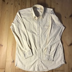 安芸府中高校　男子制服長袖シャツ①