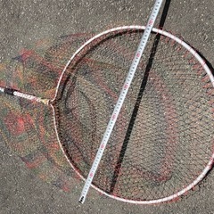 直径60cm MATSUSHO タモ網 中古品 ③の画像