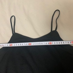 Sugar spoon ブラックキャミソール Fの画像