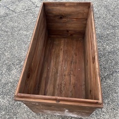 茶箱　木箱　コンテナ　お茶箱　ビンテージの画像