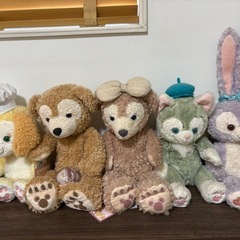 ダッフィ　ぬいぐるみ　5体セット