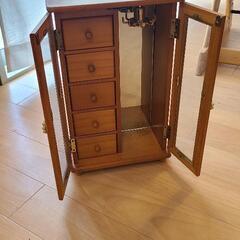 木製　ジュエリーケース　アクセサリーケースの画像