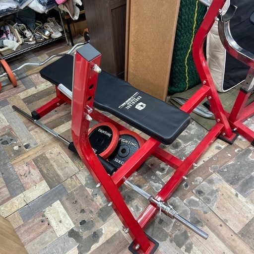 6/5までセール　FIGHTING ROADダンベル ベンチプレス カールベンチ セット トレーニング用品　筋トレ